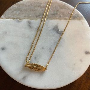 Alex + Ani Feather Necklace